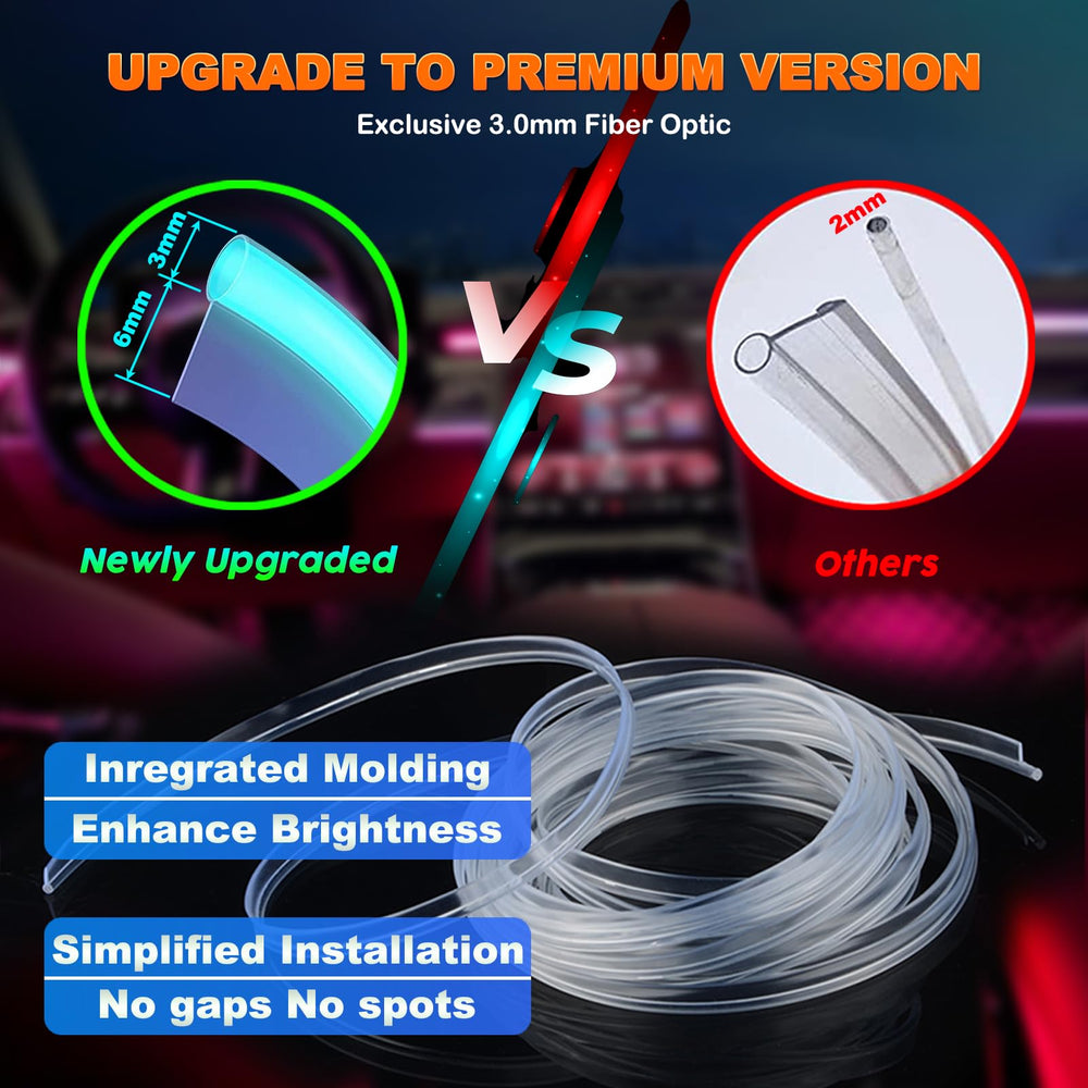 Jushope interior LED strip offers 16 million colors for mood-matching lighting.