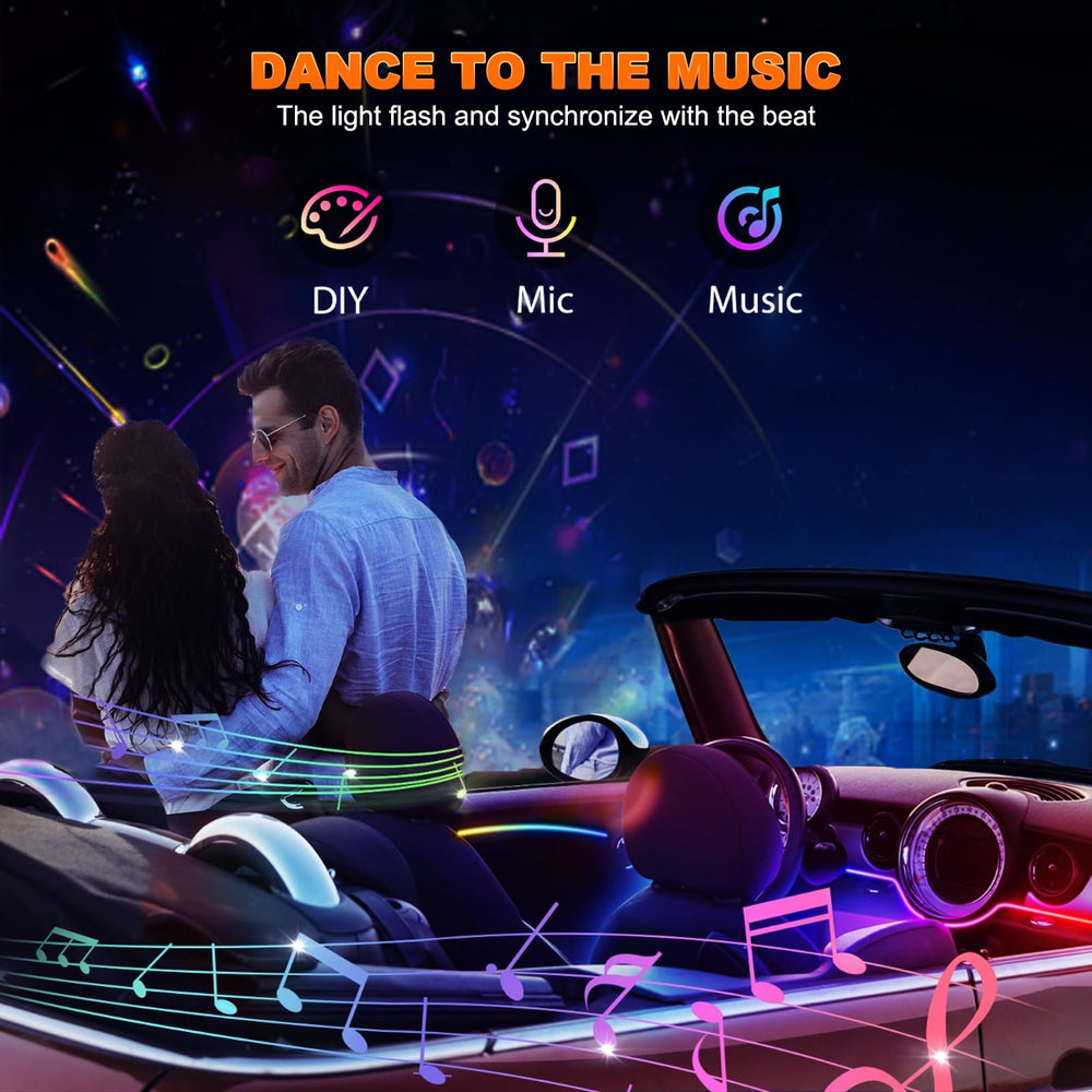 Jushope sound-active music mode syncs to your car's rhythm
