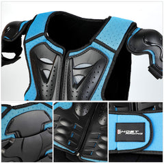 JUSTDOLIFE adjustable-straps chest and pad system adapts to growing kids.