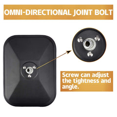 JUSTTOP mirrors off bolt bracket installation for quick tool-free mounting