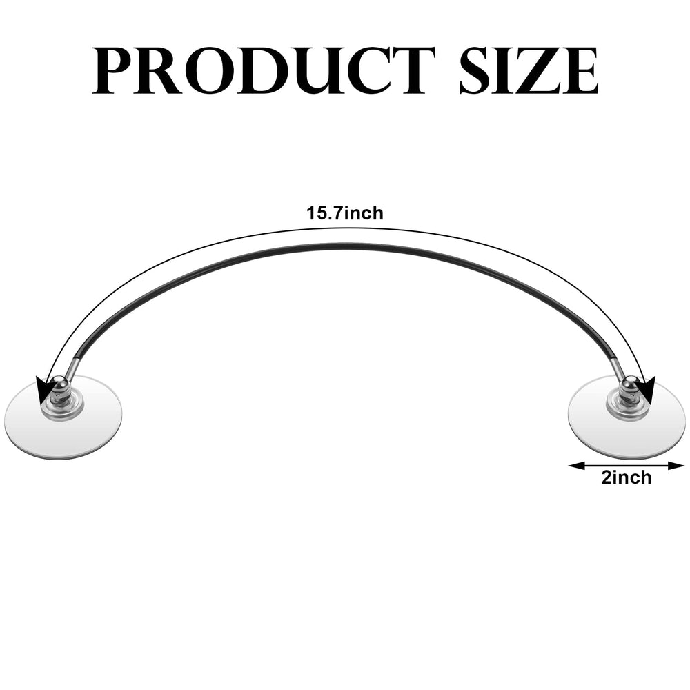 Jutom suction cups firmly grip glass for stable hold