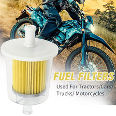 JUUDDENPARTS five-pack fuel filters for multiple machines and projects.