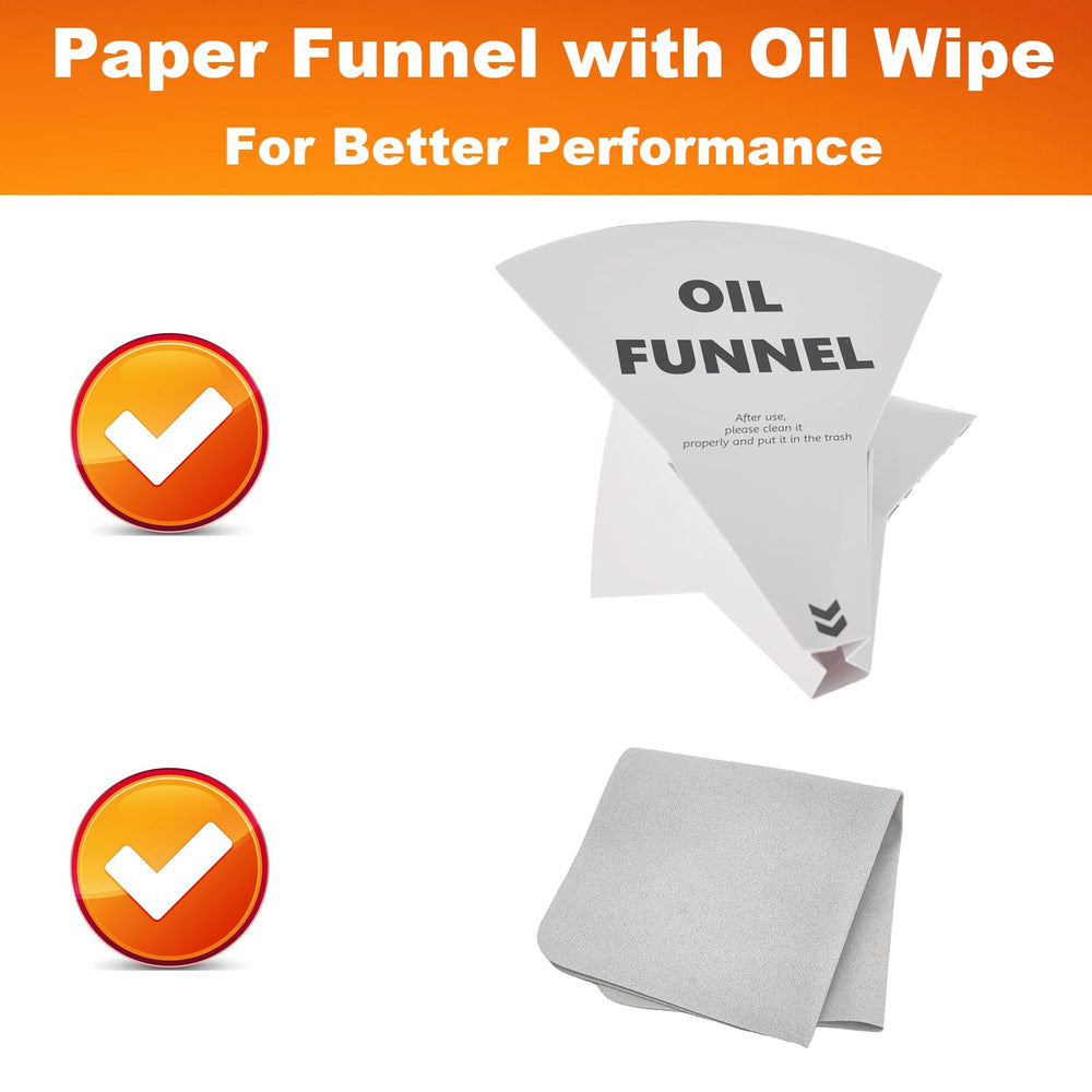 Jvfnxpm oil wipe aids clean, quick servicing