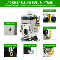JWodo carb kit mounted on engine during a test run