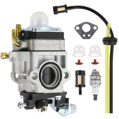 JWodo 2Stroke Carburetor Kit universal fit for small engines, shown in packaging