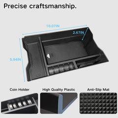 JWSIROU durable black tray blends with OEM aesthetics for tidy Rav4 cabins