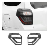 JWWY tail light cover for Toyota 4Runner protects rear lights with a black finish