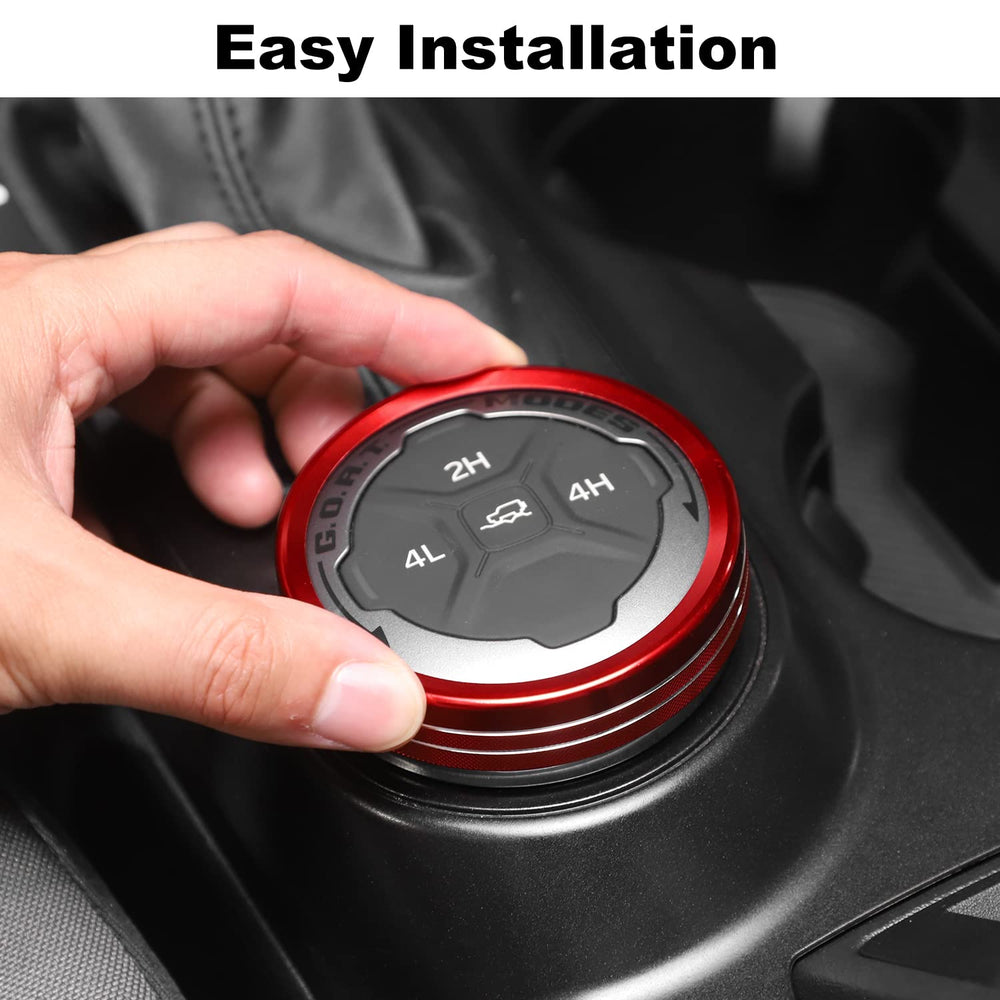 JWWY trailer gear knob cover red protects buttons during rugged use