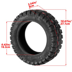 JXMOTO durable rubber tire for non-slip performance and long life.