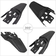 JXMOTONG rear fender smooth surface resists dirt and easy to clean