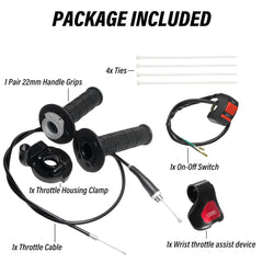JXPANG cable ties kit keeps wiring neat and secure.
