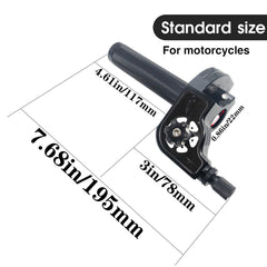 JXPANG quick-twist throttle installation for fast setup.