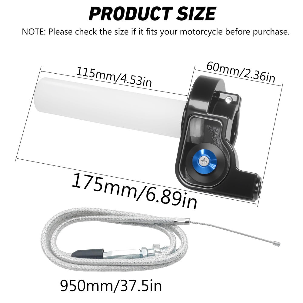 JXPANG throttle cable included for easy installation