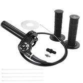 JXPANG transparent twist throttle box clearly shows the cable for easy setup.