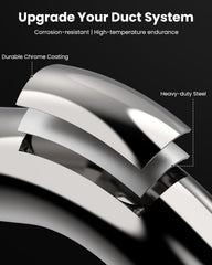 JY PERFORMANCE 45-degree elbow tip for improved exhaust routing