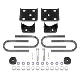 JY Performance 6-inch rear flip kit box with components for Chevy GMC C1500, ready for installation.
