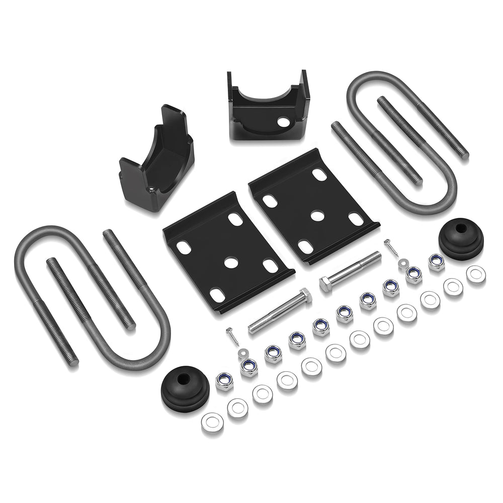 JY Performance 6-inch rear flip kit installed on a truck showing the lowered rear stance.