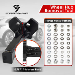 JY PERFORMANCE 8629 handles 5, 6, and 8 lug hubs with ease