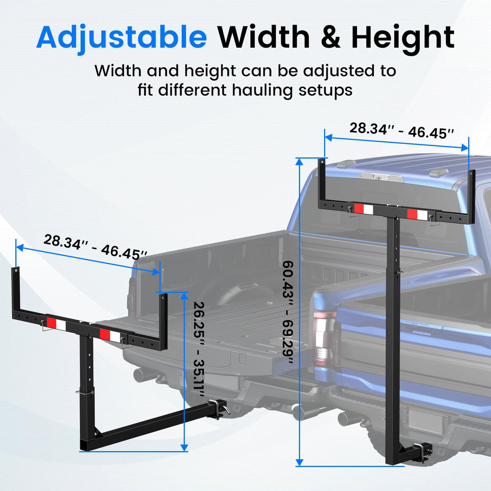 JY PERFORMANCE width adjustment enables fit for different bed sizes