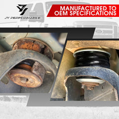 Polyurethane bushings KF04060BK reduce vibration and wear.
