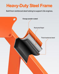 JY Performance heavy‑duty steel engine cradle supporting LS engines securely