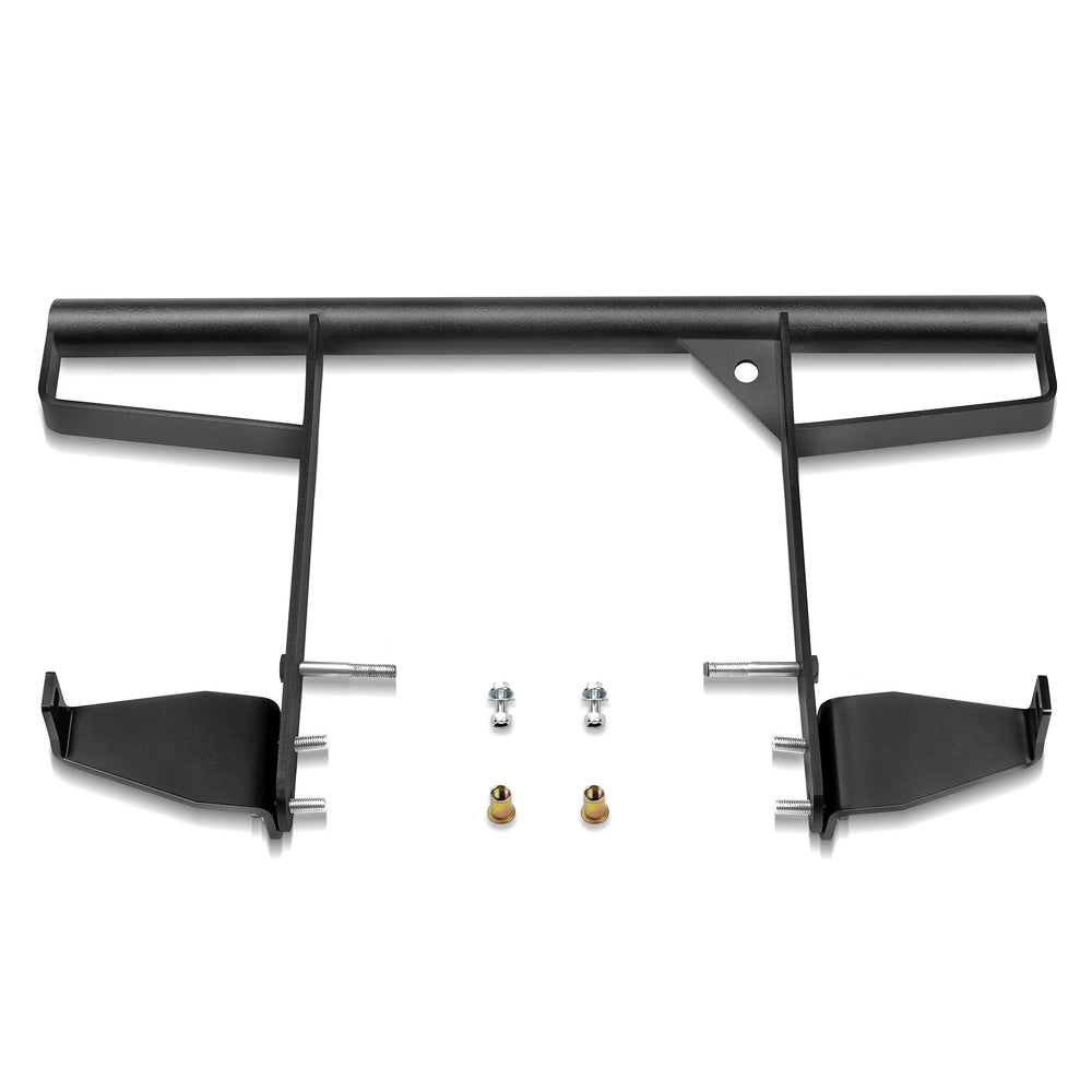 JY PERFORMANCE grab bar profile on Yamaha Raptor 700 shows rugged steel construction for durability.