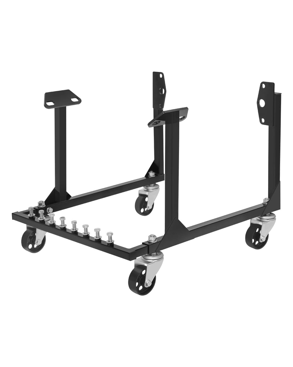 JY PERFORMANCE rolling engine cradle stand with wheels enables easy engine positioning