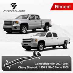 JY PERFORMANCE crossmember closeup highlights heavy-duty steel construction for lasting durability