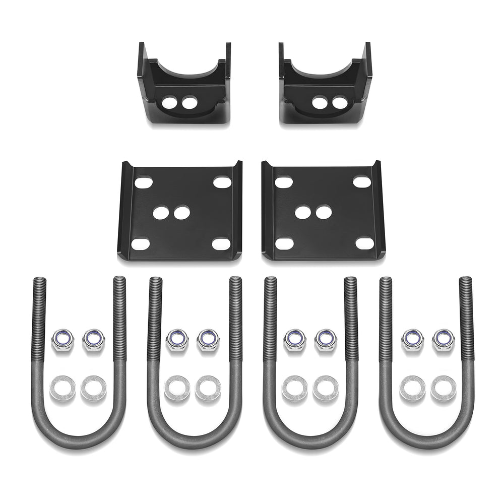 JY PERFORMANCE truck rear axle flip kit 5-inch drop package ready for bolt-on installation