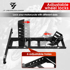 JY PERFORMANCE adjustable wheel locks demonstrating flexible fit for 15-22 inch wheels