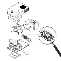 JYINCPED installation guide for blower wheel replacement with simple steps.