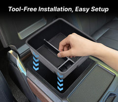 JYMAOYI Center console dual-layer storage for tidy vehicle interiors