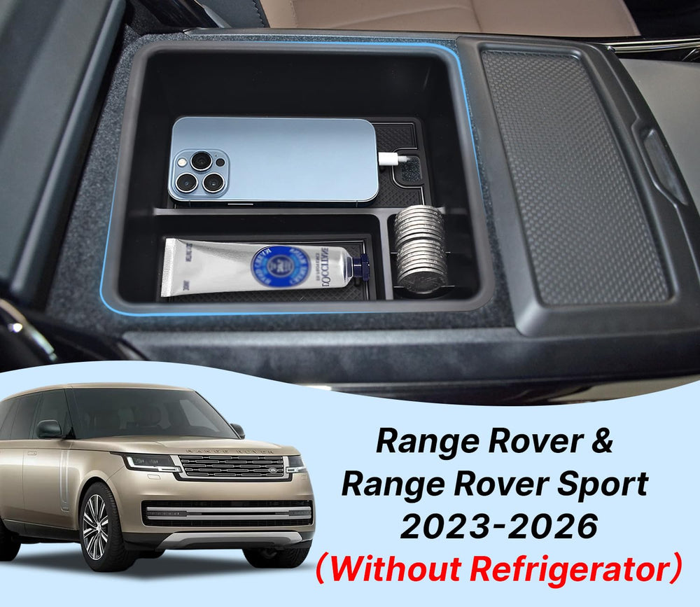 JYMAOYI Range Rover Sport console tray shows dual-layer organization