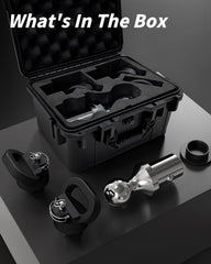 Jyoelron chrome-plated gooseneck ball resists corrosion for long-lasting performance.
