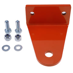 JZGRDN orange zero-turn mower hitch with bolt-ready attachment