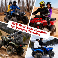 Versatile design shields gear and cushions riders on various ATV setups