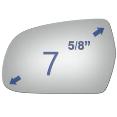 JZSUPER adhesive pads included for secure, quick installation of the mirror glass