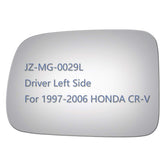 JZSUPER CR-V driver-left mirror glass 1997–2006 exterior replacement for clear rear visibility