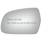 JZSUPER driver left mirror glass for Audi A3/A4/A5 offering easy replacement