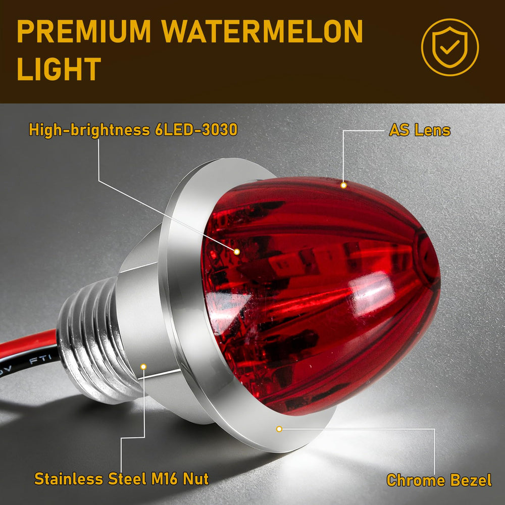 JZYZQBX mini watermelon lights 3-wire connection diagram for simple wiring