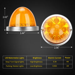 JZYZQBX watermelon light easy install with 3-wire wiring kit