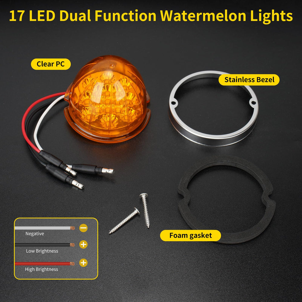 JZYZQBX watermelon light displayed on a trailer improving visibility