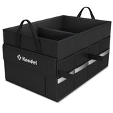 K KNODEL trunk organizer compact design keeps cargo organized on the go.