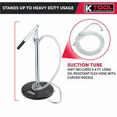 K Tool International 73993 fits a 5-gallon pail for easy refills