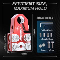 Kaas lead-acid-compatible terminal supports SAE, DIN, and EN top posts.
