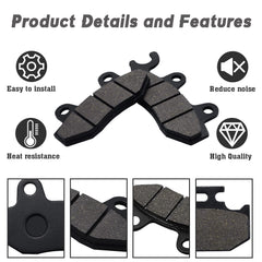 Kabing brake pads rear for Yamaha Rhino 660 provide reliable stopping in mud