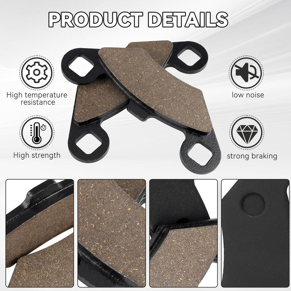 Kabing front brake pad for Polaris Trail Blazer 250, smooth, controlled stops