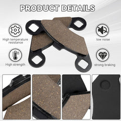 Kabing front brake pad for Polaris Trail Blazer 250, smooth, controlled stops