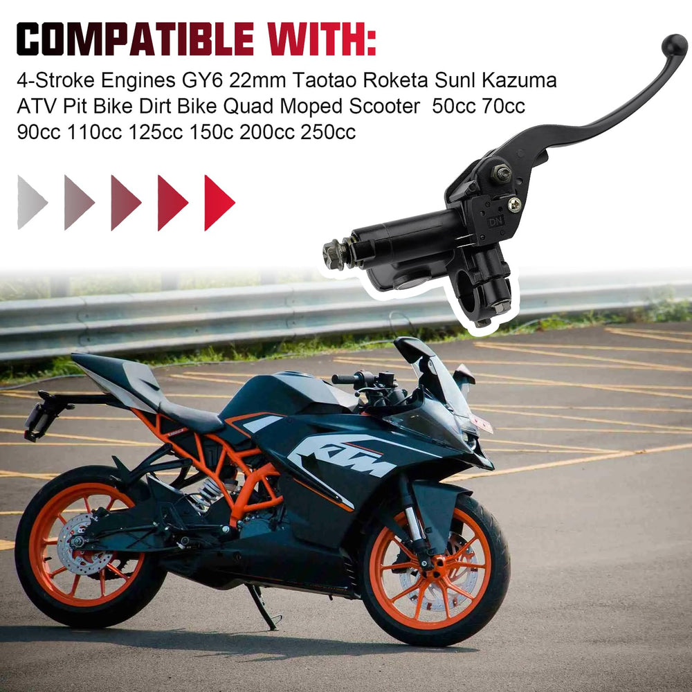 Kabing universal fitment covers 50cc to 250cc engines.