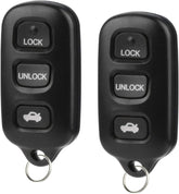 Kaboll key fob replacement for Toyota Camry with front view and pre-installed battery for quick use.